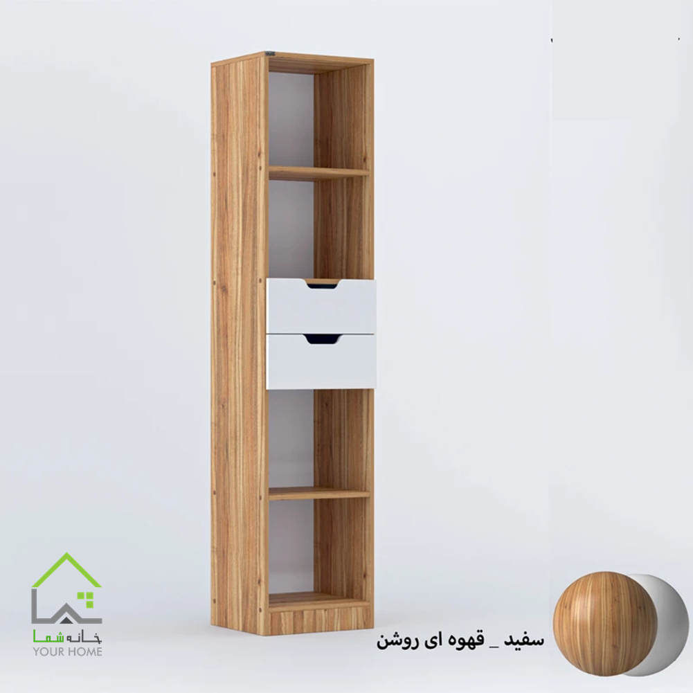 کتابخانه ایستاده کشودار